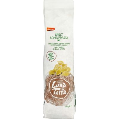 Schelpjes Spelt  wit Pasta van Luna e Terra, 15 x 250 g